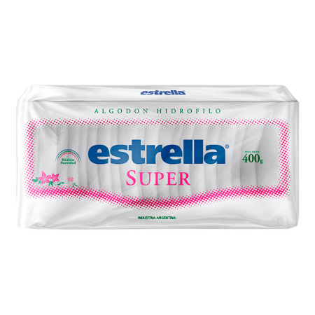 Algodón Súper 400 gr.