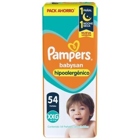 Pampers Babysan Hipoalergénico XXG x 54 u.