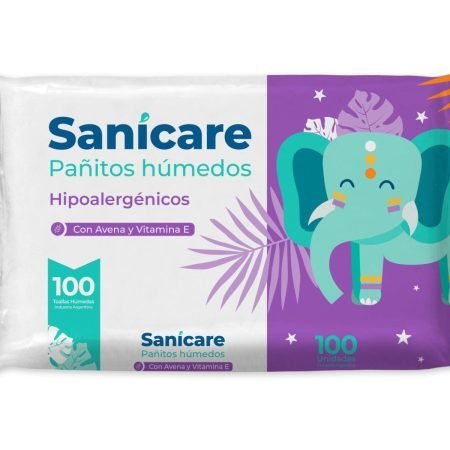 Toallitas Húmedas c/Avena y Vit E. x 100 u.