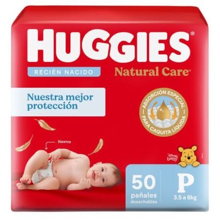 Huggies Natural Care Recién Nacido P x 50 u.