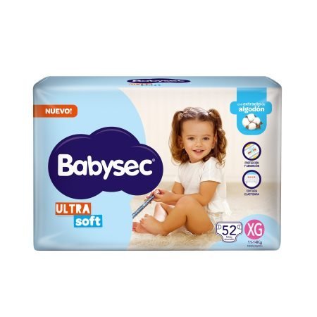 Babysec Ultra Soft XG x 52 u.