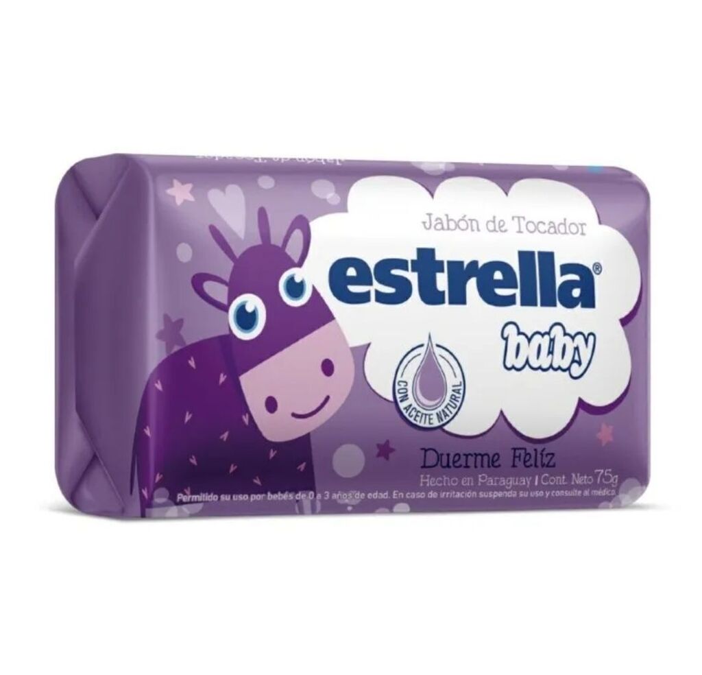 Jabón Estrella Baby Duerme Feliz 75 g.
