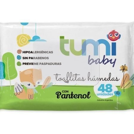 Toallitas Húmedas c/Pantenol x 48 u.