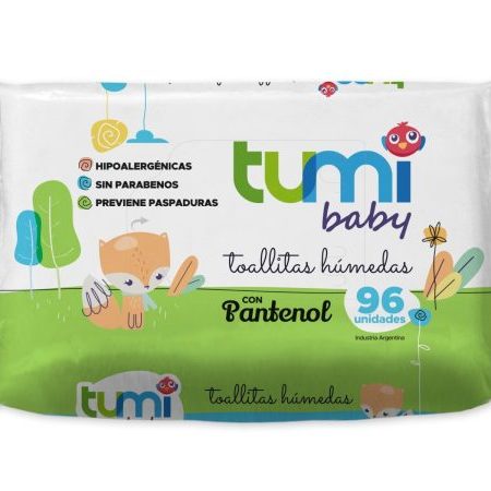 Toallitas Húmedas c/Pantenol x 96 u.