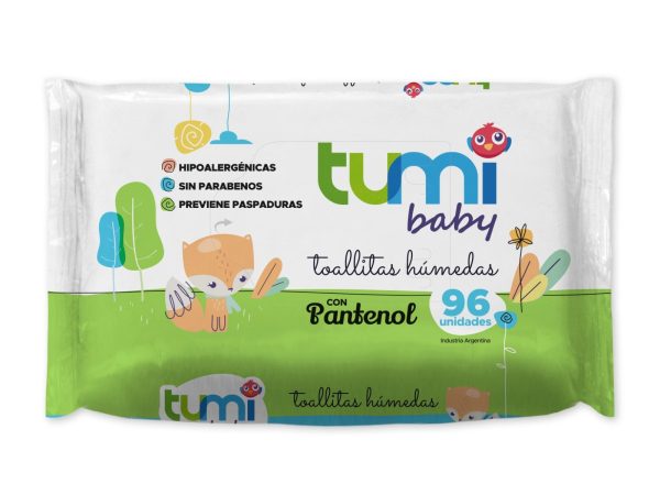 Toallitas Húmedas c/Pantenol x 96 u.