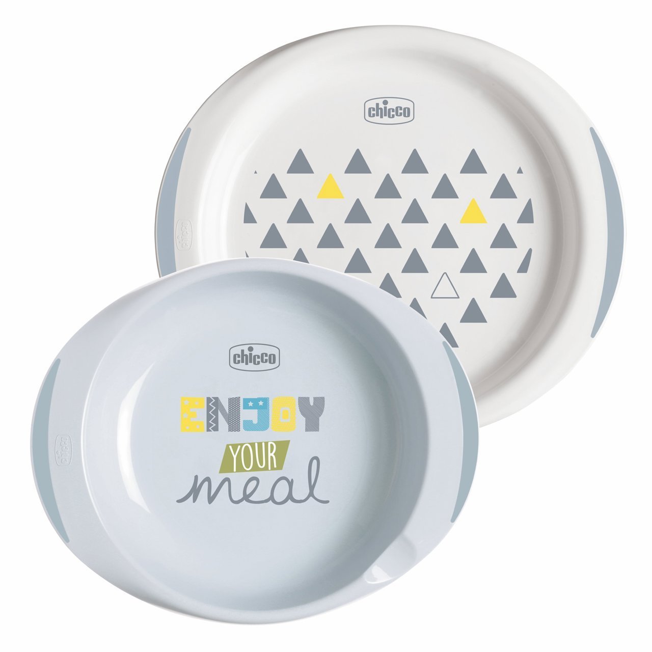 Set de Platos Chicco 12m+ Gris