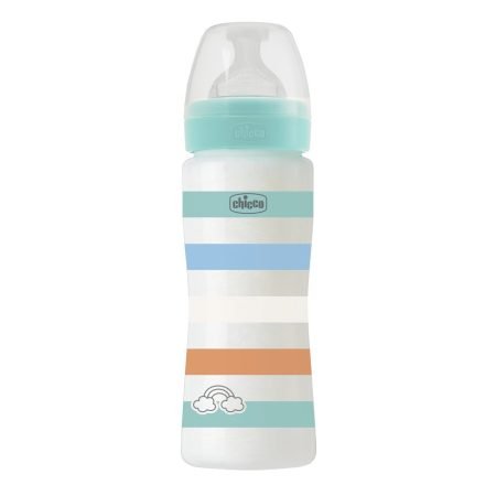 Mamadera Wellbeing 4m+ 330ml - Verde