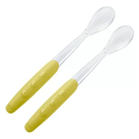 Set de 2 Cucharas Largas de Silicona Nuk - Verde