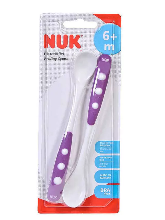 Set de 2 Cucharas Largas Nuk – Violeta