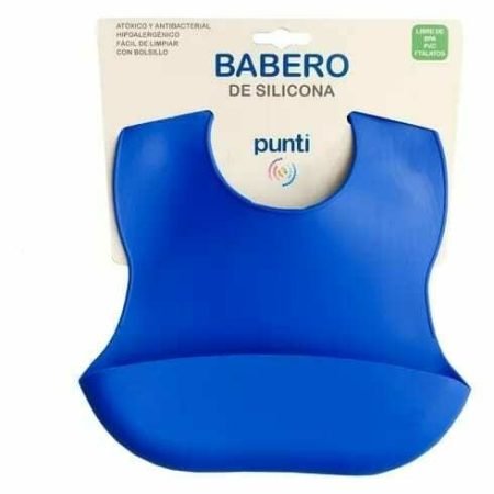 Babero de Silicona - Azul