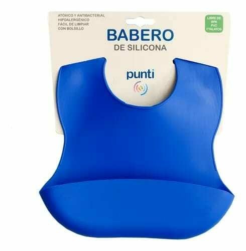 Babero de Silicona – Azul