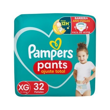 Pampers Pants Ajuste Total XG x 32 u.