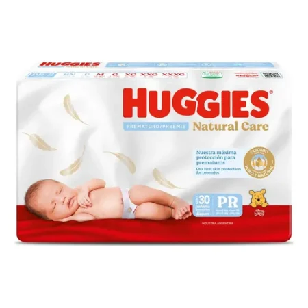 Huggies Natural Care Prematuro x 30 u.