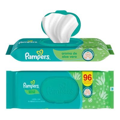 Toallitas Húmedas Pampers Aroma de Aloe Vera x 96 u.