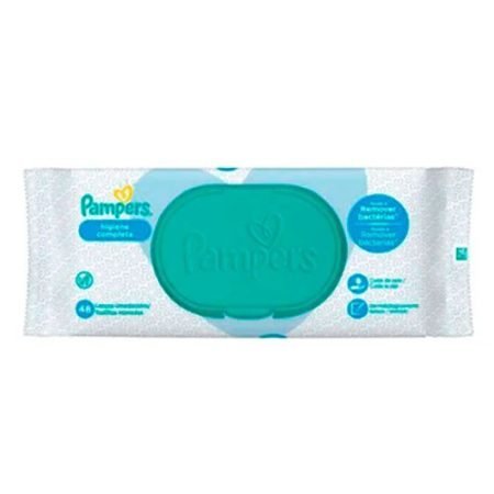Toallitas Húmedas Pampers Higiene Completa x 48 u. c/Tapa Dura