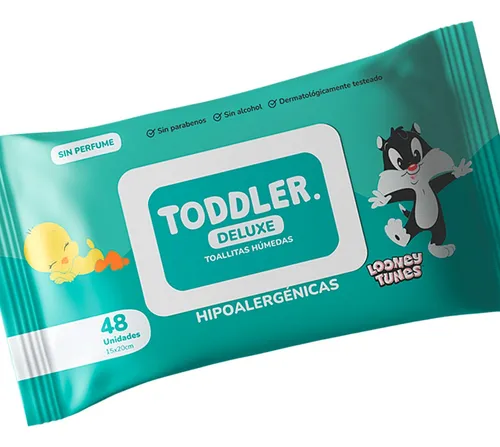 Toallitas Húmedas Toddler sin Perfume x 48 u.