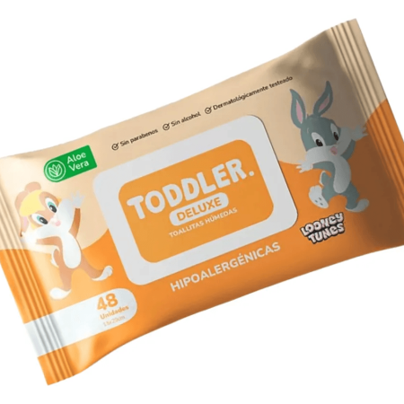Toallitas Húmedas Toddler con Aloe Vera x 48 u.