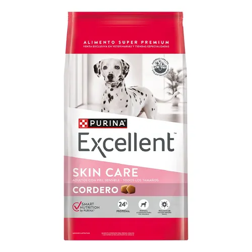 Alimento Excellent Skin Care Skin Care Para Perro Adulto Todos Los Tamaños Sabor Cordero En Bolsa De 15kg