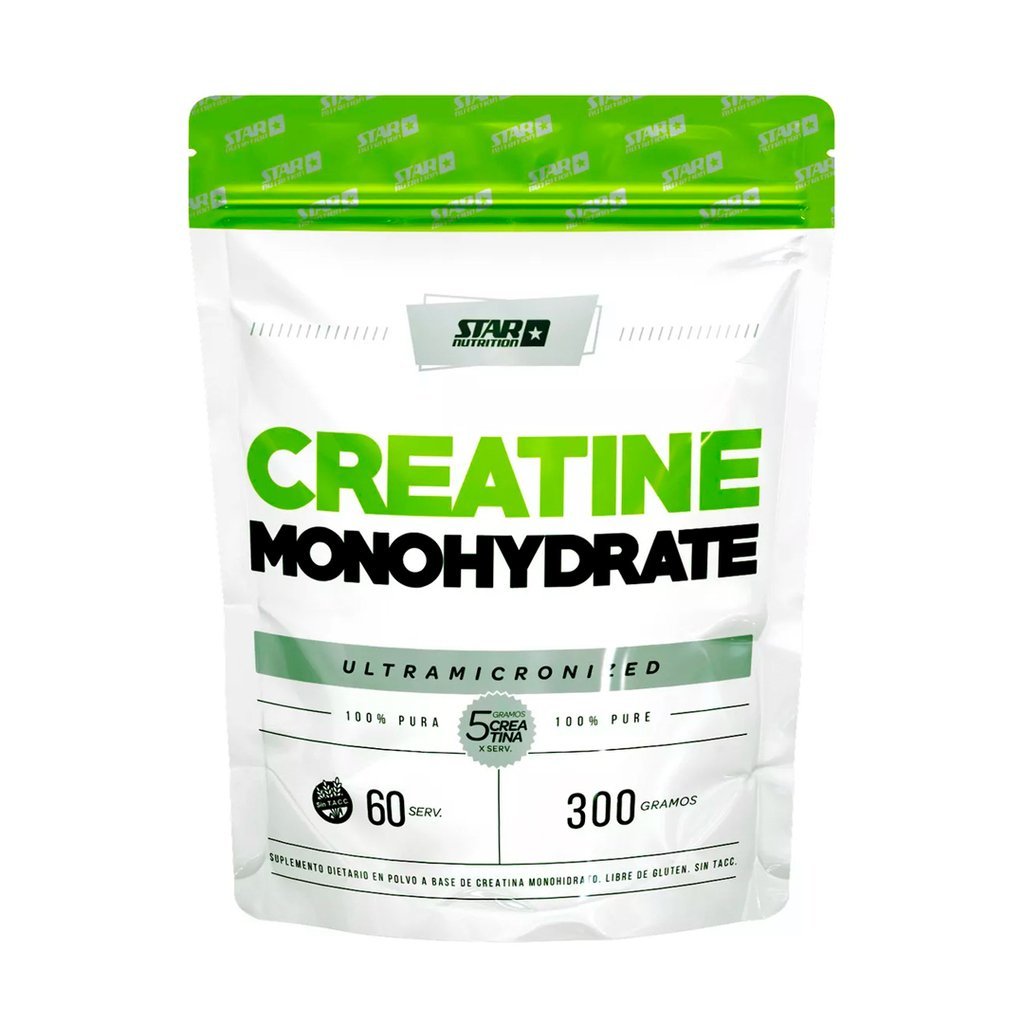 Creatina Monohidratada Star Nutrition 300 Gr – Doypack Sin Sabor