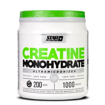 Creatina Star Nutrition 1 Kg Monohidrato Micronizada Sin Sabor