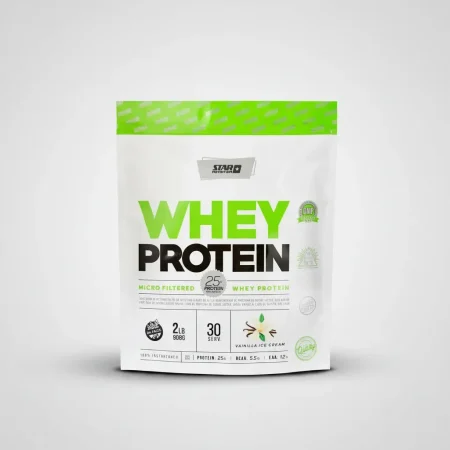 Star Nutrition Whey Protein 908g Sabor Vanilla Ice Cream Doypack En Polvo