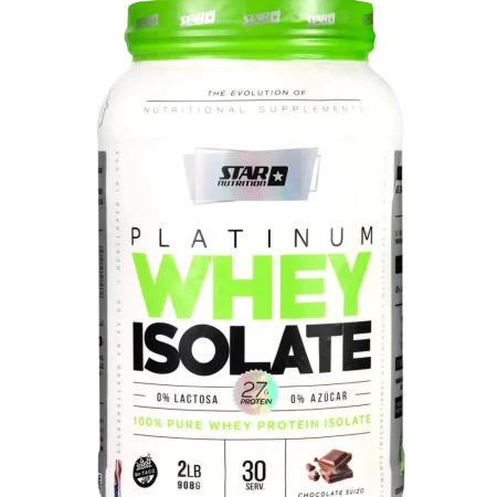 Suplemento En Polvo Star Nutrition Platinum Whey Protein Sabor Chocolate Suizo En Pote De 908g