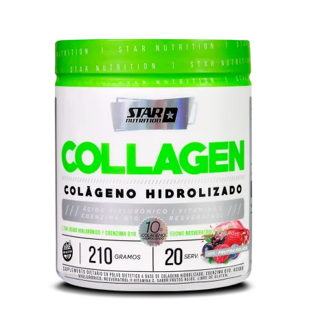 Colágeno Hidrolizado X210 Gr. Suplemento Sabor Frutos Rojos - Star Nutrition