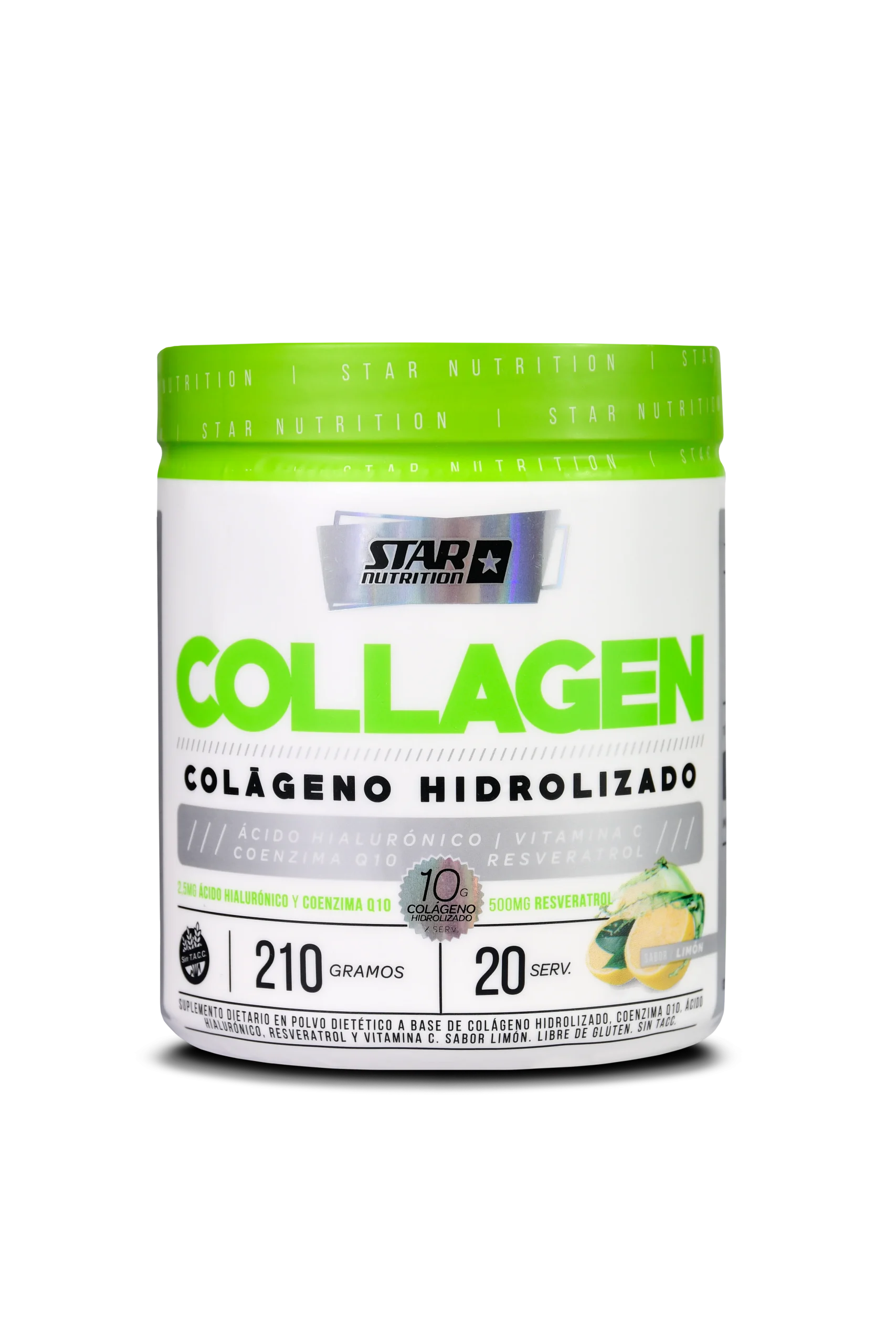 Colágeno Hidrolizado X210 Gr. Suplemento Sabor Limón – Star Nutrition