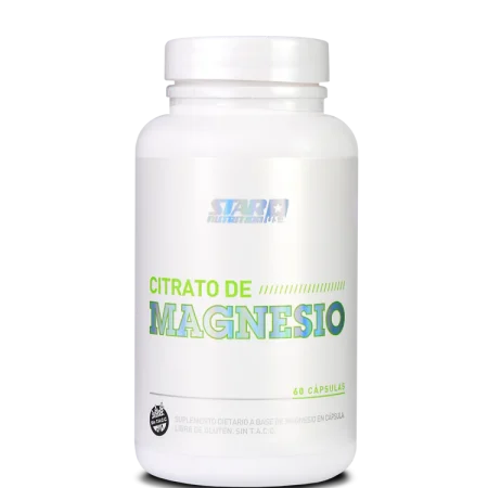 Citrato De Magnesio X 60 Capsulas - Star Nutrition Sin Sabor