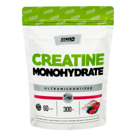 Creatina Monohidratada Star Nutrition 300 Gr - Doypack Sabor Frutos Rojos