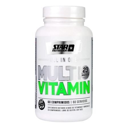 Star Nutrition All In One Multi Vitamin Suplemento x 60 Capsulas - Sin sabor