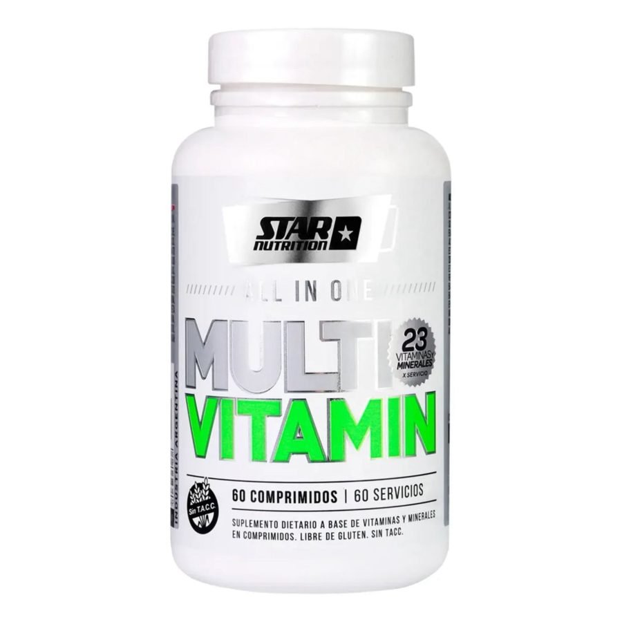 Star Nutrition All In One Multi Vitamin Suplemento x 60 Capsulas – Sin sabor