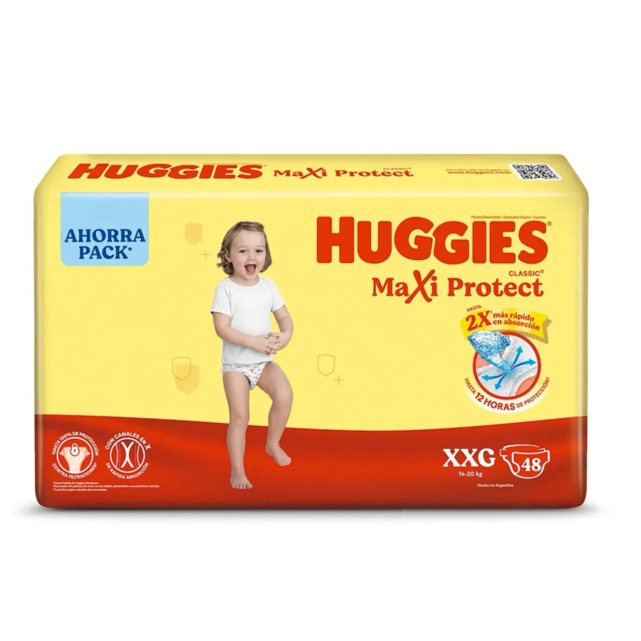 Huggies Classic Maxi Protect XXG x 48 u.