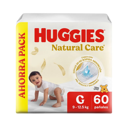 Huggies Natural Care G x 60 u.
