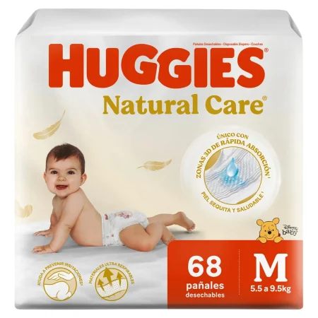 Huggies Natural Care M x 68 u.