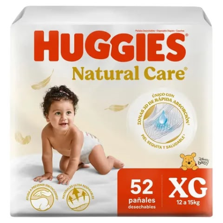 Huggies Natural Care XG x 52 u.