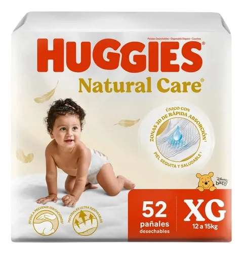 Huggies Natural Care XG x 52 u.